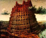 BRUEGEL, Pieter the Elder The  Little  Tower of Babel oil on canvas